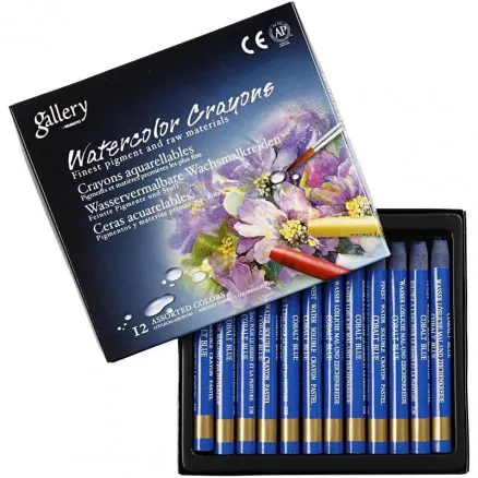Gallery Watercolour, cobalt blue (338), L: 9.3 cm, 12 pcs/1 pack.