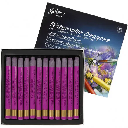 Gallery Watercolour, dark pink (314), L: 9.3 cm, 12 pcs/1 pack.