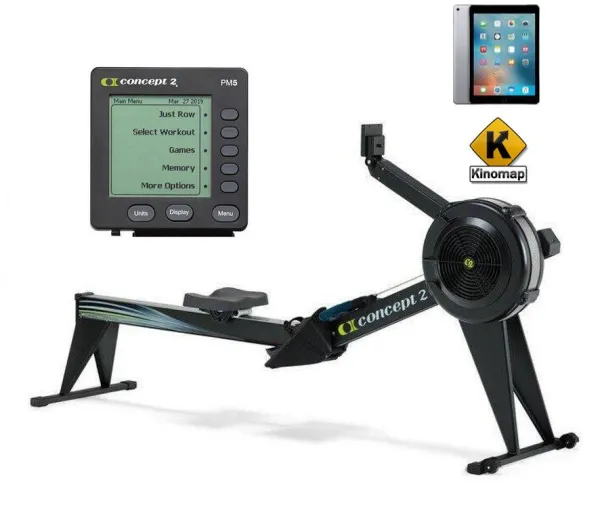 Concept2 Model D PM5 High Rowing Machine Black