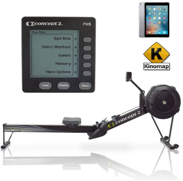 Concept2 Model D PM5 Rowing Machine Black