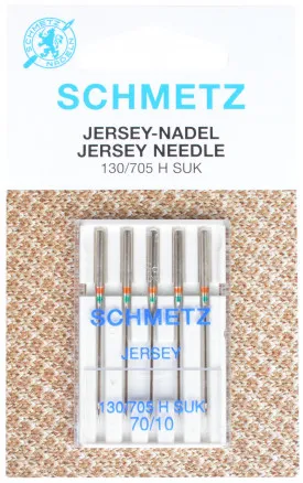 Schmetz Sewing Machine Needles Jersey 70 - 5 pcs