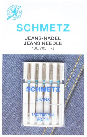 Schmetz Sewing Machine Needles Jeans 90 - 5 pcs
